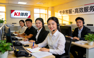 K1体育专业客服与服务团队正在工作的场景